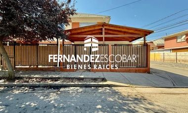 LOS ANDES - ARRIENDA CASA DE DOS PISOS 3D 1B VILLA LOS ACACIOS