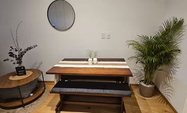 Para Inversionistas se Vende loft en Icon Roma con balcon y cajon estac amueblado y equipado listo para rentar