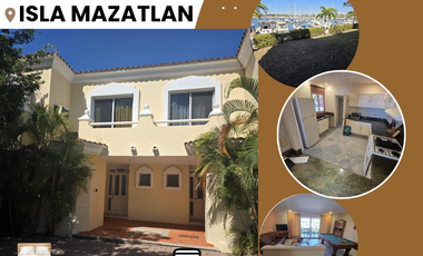 VILLA EN VENTA EN MARINA MAZATLAN ISLA MAZATLAN
