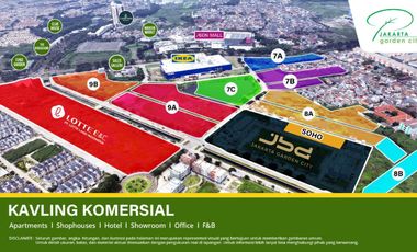 Jual Tanah Komersial Pinggir Jalan Raya Utama seberang AEON Mall Jakarta Garden City