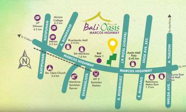 Condo for rent - 2 bedroom fully furnished at the Bali Oasis 2 Jayapura Building