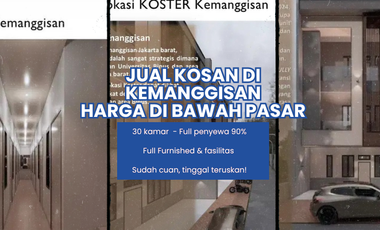 Kosan Kemanggisan Di Jual Cepatr Harga Turun di Bawah pasar Pasti Cuan