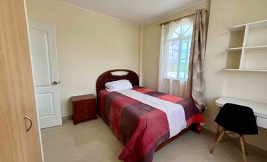 Departamento amoblado en conjunto habitacional