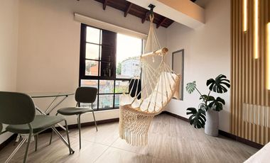 Amoblado HERMOSO Estudio tipo loft Laureles Estadio