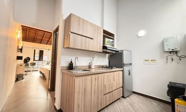Amoblado HERMOSO Estudio tipo loft Laureles Estadio