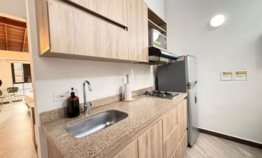 Amoblado HERMOSO Estudio tipo loft Laureles Estadio