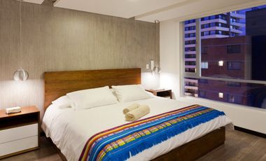 Venta de Departamento Amoblado de 2 dormitorios, Sector República del Salvador, Ecuador