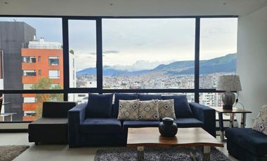 Renta de Departamento Amoblado de 2 Dormitorios, Sector Bellavista Cerca a La Carolina, Ecuador