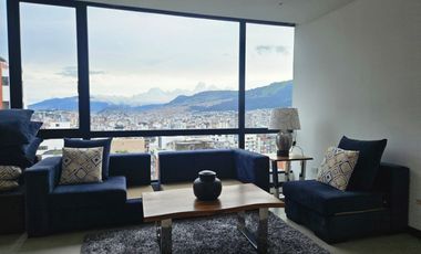 Renta de Departamento Amoblado de 2 Dormitorios, Sector Bellavista Cerca a La Carolina, Ecuador