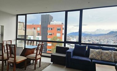 Renta de Departamento Amoblado de 2 Dormitorios, Sector Bellavista Cerca a La Carolina, Ecuador