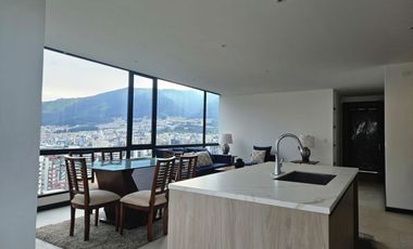 Renta de Departamento Amoblado de 2 Dormitorios, Sector Bellavista Cerca a La Carolina, Ecuador