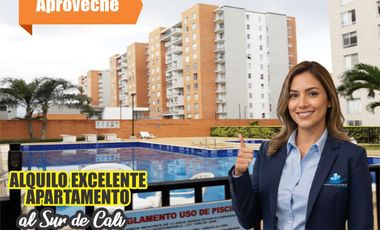 ALQUILO EXCELENTE APARTAMENTO AL SUR DE CALI EN VALLE DEL LILI.