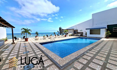 Departamento con salida directa al mar en venta, cerca al Mall del Pacífico, sector playa murciélago Manta, Ecuador