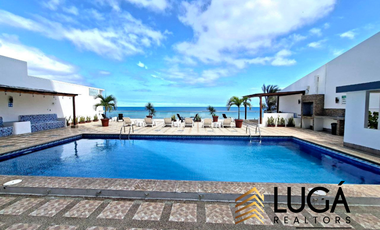 Departamento con salida directa al mar en venta, cerca al Mall del Pacífico, sector playa murciélago Manta, Ecuador