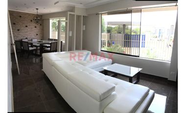 Amplio Departamento En Primer Piso En Surco –Valle Hermoso De 125.85 M², Excelente Ubicación Y Fácil Acceso