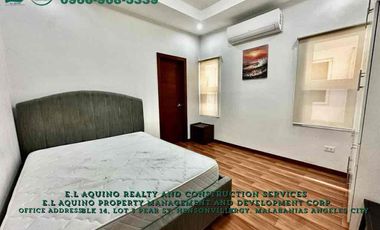 4 Bedrooms House with Pool For Rent Located inside a secured subdivision in Barangay Pampang,Angeles City,Pampanga