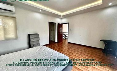 4 Bedrooms House with Pool For Rent Located inside a secured subdivision in Barangay Pampang,Angeles City,Pampanga