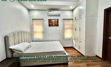 4 Bedrooms House with Pool For Rent Located inside a secured subdivision in Barangay Pampang,Angeles City,Pampanga