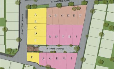 RUMAH BARU CANTIK DALAM CLUSTER SEBELAH GREEN LAKE CITY DURI KOSAMBI - OASIS KAVLING I