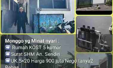 Kos Tambak Nedokan Ayu, Belakang Kantor BPN Surabaya 2 & Kampus UPN