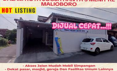 DIJUAL RUMAH SIAP HUNI DALAM KOTA STRATEGIS DI Jl WIROBRAJAN, KOTA YOGYAKARTA