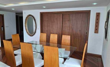 Departamento de lujo amoblado 3 habitaciones 310m2 renta Sector Miravalle Cumbaya