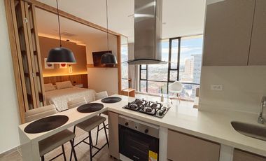 Aparaestudio amoblado en venta en la milla de oro RFP