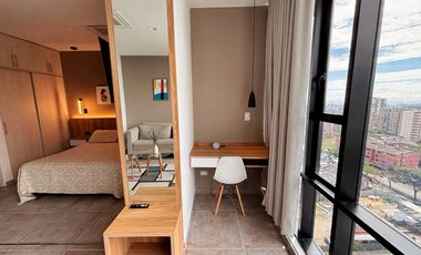 Aparaestudio amoblado en venta en la milla de oro RFP