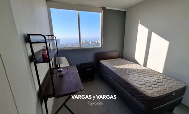 AMOBLADO 3D 2B 1E. GASTOS COMUNES INCLUIDOS. IBSEN, VALPARAÍSO