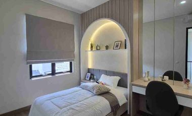 Rumah Full Furnished 8x20 Poros Hertasning Baru Gowa-Makassar