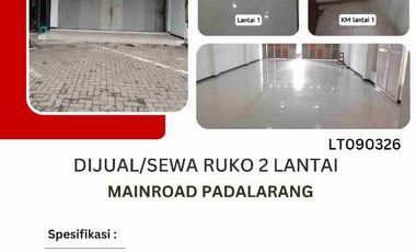 dijual/ sewa ruko lokasi strategis di mainroad padalarang
