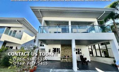 4 Bedrooms House For Rent with Pool Located inside a secured subdivision in Barangay Amsic,Angeles City,Pampanga