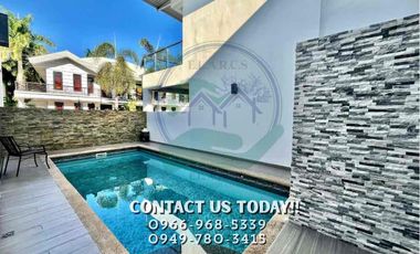 4 Bedrooms House For Rent with Pool Located inside a secured subdivision in Barangay Amsic,Angeles City,Pampanga