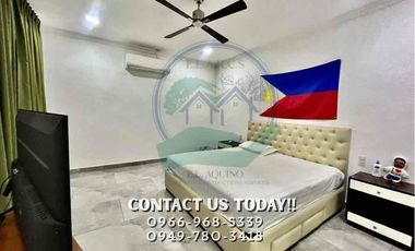 4 Bedrooms House For Rent with Pool Located inside a secured subdivision in Barangay Amsic,Angeles City,Pampanga
