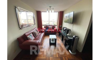 Departamento Semi Amoblado En Venta En Condominio Seguro – 84 M² + Cochera.
