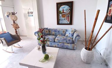 Oportunidad Apartamento amoblado de una habitacion en venta en Pozos Colorados, Santa Marta.