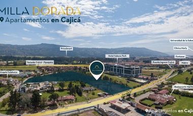 CESION DE DERECHOS - VENTA APARTAMENTO 68 MT, CONJUNTO MILLA DORADA,  CAJICA