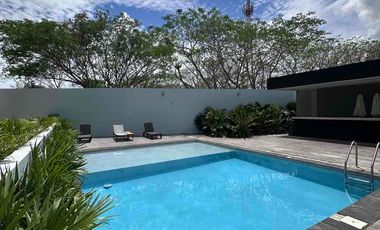 departamento en planta baja de una recamara con jardin en norte de merida yucatan temozon