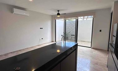 departamento en planta baja de una recamara con jardin en norte de merida yucatan temozon