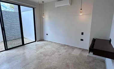 departamento en planta baja de una recamara con jardin en norte de merida yucatan temozon