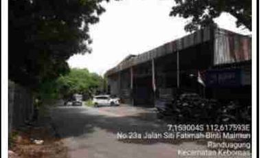 Dijual via lelang gudang di Kebomas Gresik