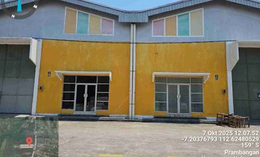 Dijual via lelang gudang di pergudangan bumi Benowo Gresik