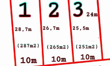 Tanah tepi aspal di Pebatuan Kulim Pekanbaru, Samping TamanSari 5
