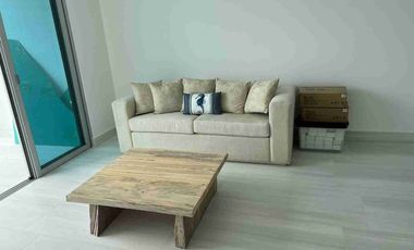 Venta de departamento tres dormitorios vista al mar, balcón