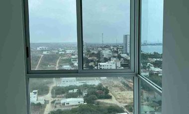 Venta de departamento tres dormitorios vista al mar, balcón