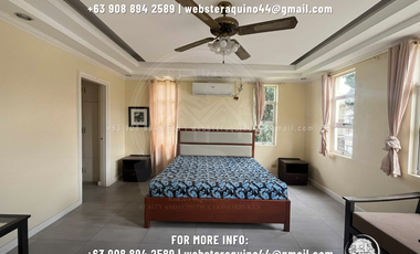 SIX BEDROOM HOUSE FULLY FURNISHED LOCATED IN A SECURED SUBDIVISION NEAR CLARK AND KOREAN TOWN