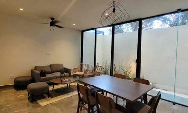 departamento de una recámara amueblado en renta en Montebello dentro de la ciudad norte merida Yucatán