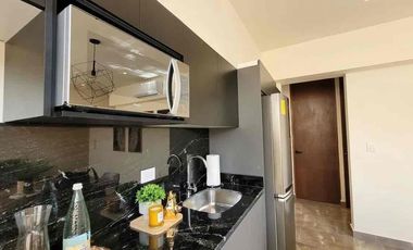 departamento de una recámara amueblado en renta en Montebello dentro de la ciudad norte merida Yucatán