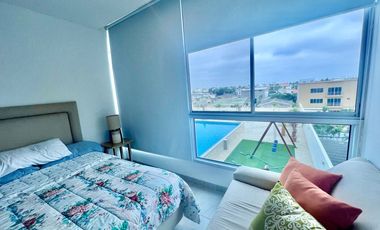 SAN LORENZO SALINAS EN EDIFICIO FRENTE AL MAR