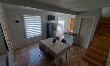 Arriendo acogedora cabaña amoblada en el sector Las Ánimas